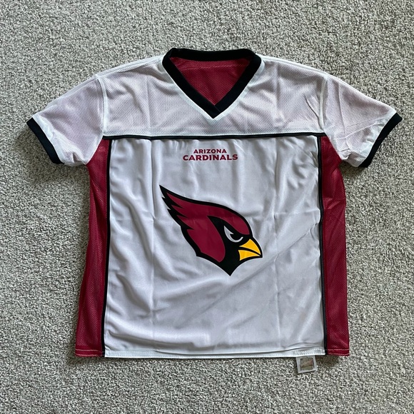 Youth XL Arizona Cardinals NFL Flag Football Reversible Jersey Red/White - Picture 3 of 12
